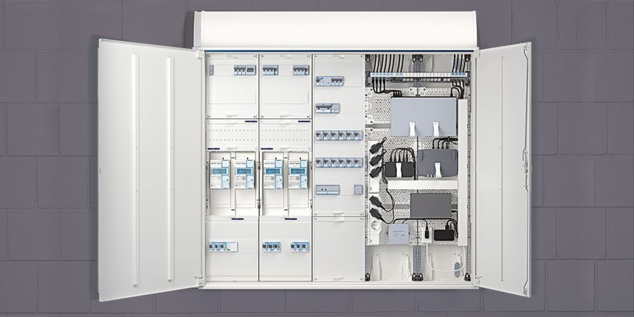 Technikzentrale bei Brückner Elektro und Trockenbau in Petersaurach