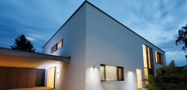 Außen­beleuchtung bei Brückner Elektro und Trockenbau in Petersaurach