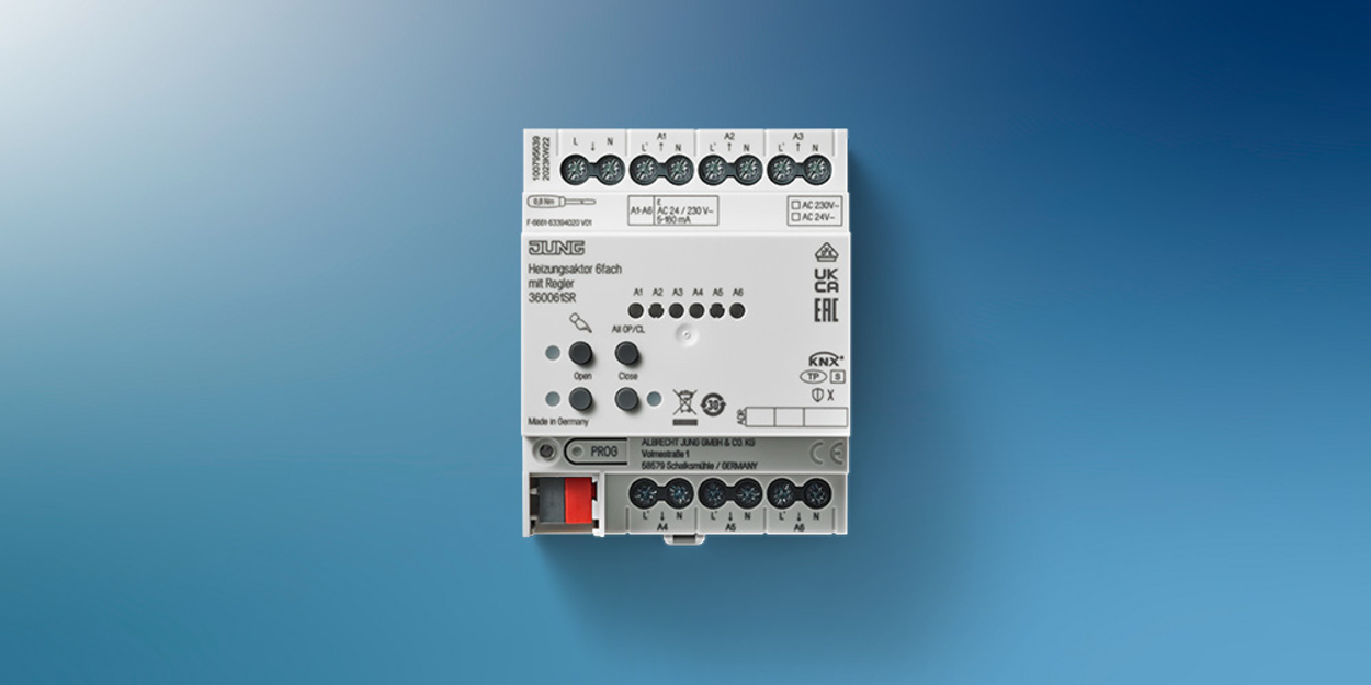 KNX Heizungsaktor 6-fach bei Brückner Elektro und Trockenbau in Petersaurach