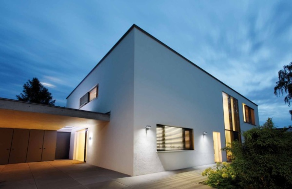 Aussenbeleuchtung bei Brückner Elektro und Trockenbau in Petersaurach