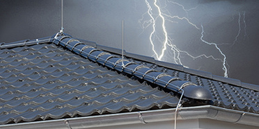 Äußerer Blitzschutz bei Brückner Elektro und Trockenbau in Petersaurach