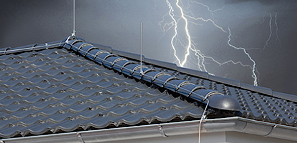 Äußerer Blitzschutz bei Brückner Elektro und Trockenbau in Petersaurach